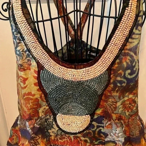 Desigual Monsieur Lacroix Dress Designed by M. Christian Lacroix-Sz 40 - Picture 3 of 8